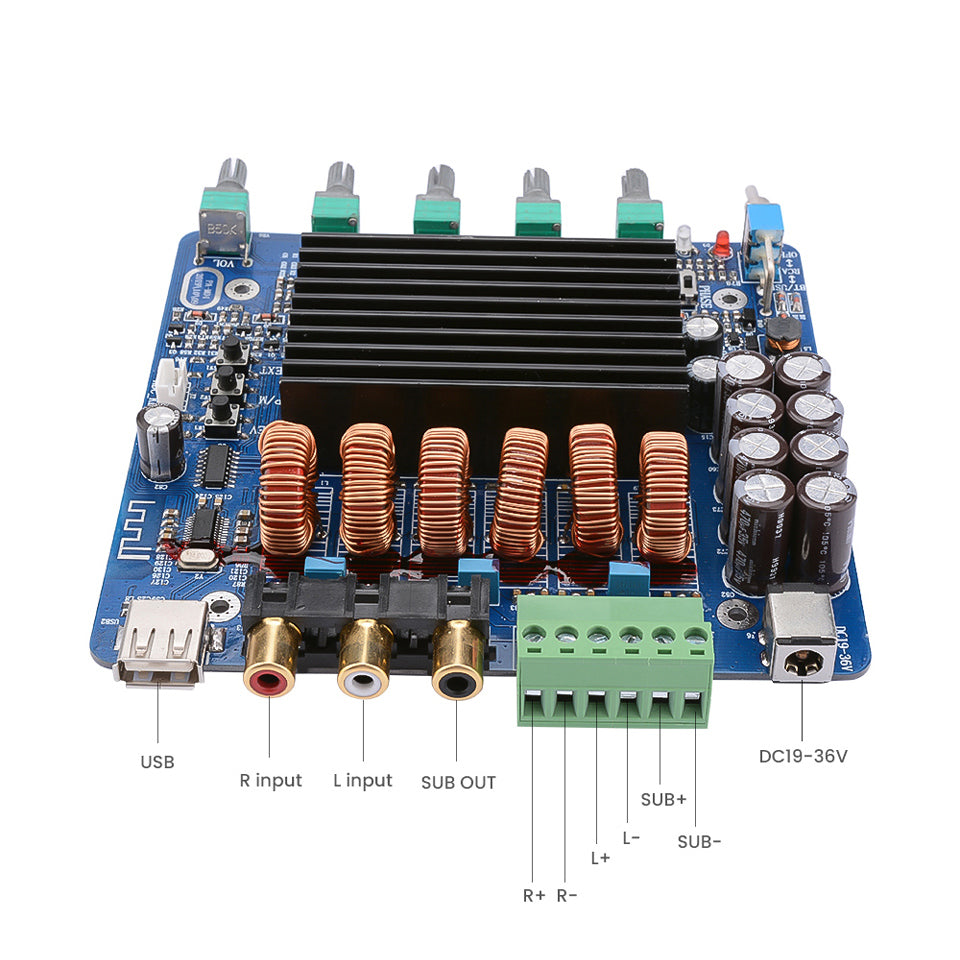 2.0, 2.1, 5.0 Channel Amplifier