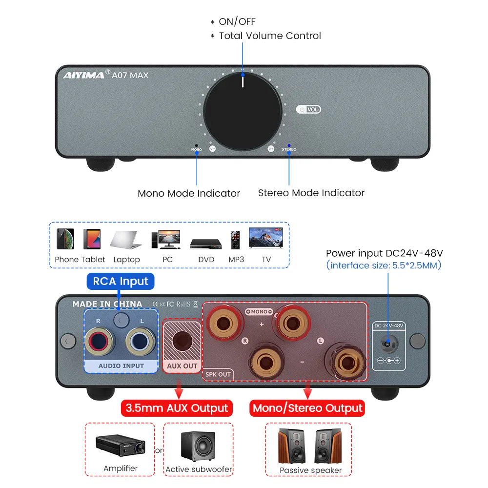 AIYIMA A07 MAX - US Warehouse Ship