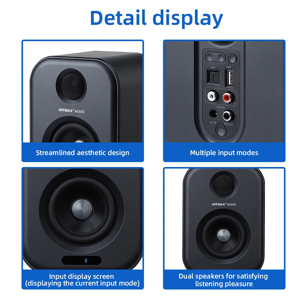 Computer speakers with shops multiple inputs