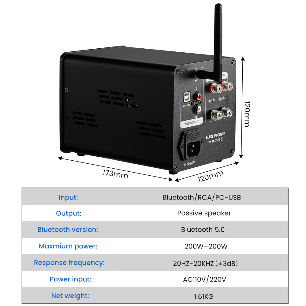 AIYIMA A200 |  TPA3255 Power Amplifier 200Wx2